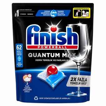 قرص ماشین ظرفشویی فینیش مدل QUANTUM MAX بسته 62 عددی