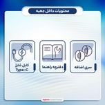 هدفون بلوتوثی گردنی QCY مدل C2 با قابلیت حذف نویز محیطی (ENC)، درگاه شارژ USB Type-C، با قابلیت شارژ سریع، مقاوم در برابر رطوبت