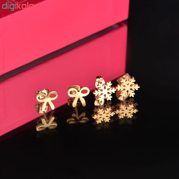 گوشواره زنانه کد GO1249 مجموعه 2 عددی*99