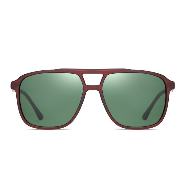 عینک آفتابی خلبانی (Aviator) مدل TR3301C32-P25 Polarized Hunter Sangria