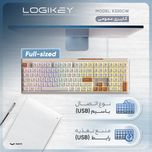 کیبورد بی سیم LOGIKEY مدل K330CW با گارانتی شرکتی