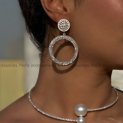گوشواره طرح جواهر 001