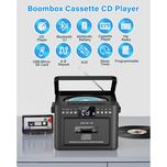 پخشکننده سیدی بومباکس 2025 کاست خور ،پخش کننده موسیقی مدل CD-W16
