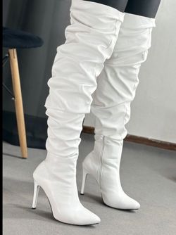 بوت بلند بالازانو چروک