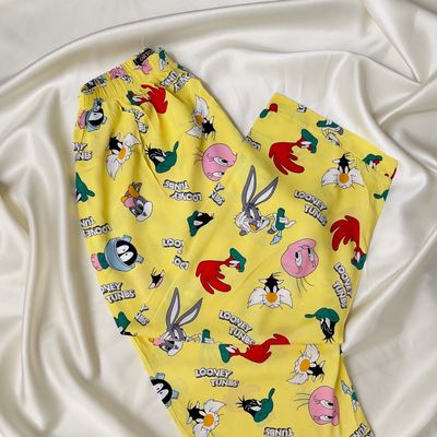 شلوار راحتی کارتونی طرح توئیتی