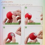 توپ هوشمند بازی گربه و سگ مدل دم فنری با سه حالت حرکت تعاملی، شارژ سریع 30 دقیقه‌ای و جنس مقاوم و ایمن برای تقویت فعالیت بدنی و