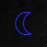 چراغ دیواری مدل تابلو نئون فلکسی طرح ماه*120