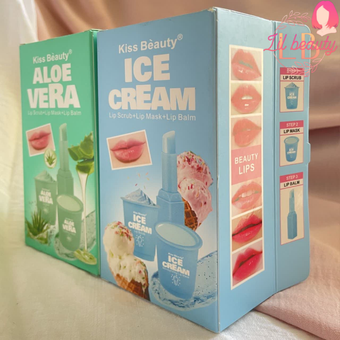 پک کامل مراقبت لب کیس بیوتی(kiss beauty)
