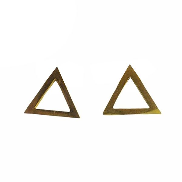 گوشواره زنانه مدل رینگ و مثلث مجموعه 2 عددی*702