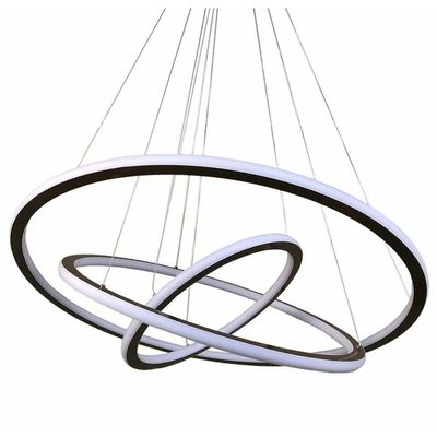 لوستر مدرن مدل 3حلقه دوطرف نور