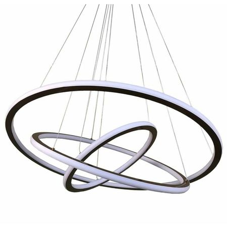 لوستر مدرن مدل 3حلقه دوطرف نور