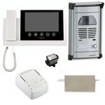 مجموعه دربازکن تصویری سیماران مدل 72TKM-VFC1 به همراه محافظ ولتاژ مانیتور