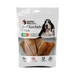 تشویقی سگ هاپومیل مدل چیپس پوست گاو کد Beef Backstraps Tendons وزن 50 گرم