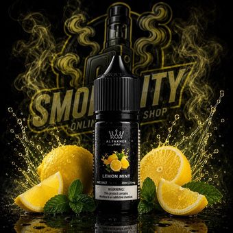 سالت قسطی لیمو نعنا حجم 30میلی لیتر نیکوتین 25میلی گرم  AL-FAKHER LEMON MINT | SALT 30ML/25MG