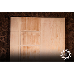 درب MDF با چوب روسی سندبلاست