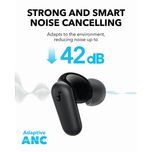هدفون بلوتوثی انکر مدل R50i NC با حذف نویز فعال (ANC)، درگاه شارژ USB Type-C، باتری قابل شارژ تا 45 ساعت، مقاوم در برابر پاشش آب