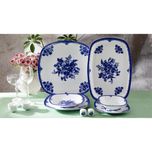 سرویس غذاخوری 27 پارچه 6 نفر چینی زرین ایران مدل فلورانس سری کواترو درجه عالی