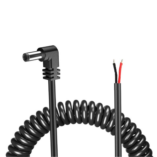 کابل فنری آداپتوری DC دو رشته فیش 5.5mm