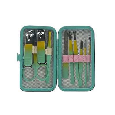 ست مانیکور و پدیکور مدل دستی کیف دار مجموعه 10 عددی