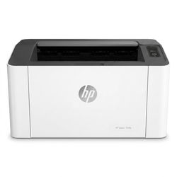 پرینتر لیزری تک‌کاره اچ‌پی مدل Laser 108w با اتصال وای‌فای و USB، سازگار با اپ اختصاصی موبایل و چراغ نشانگر