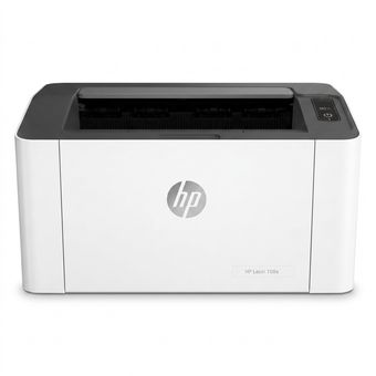 پرینتر لیزری تک‌کاره اچ‌پی مدل Laser 108w با اتصال وای‌فای و USB، سازگار با اپ اختصاصی موبایل و چراغ نشانگر