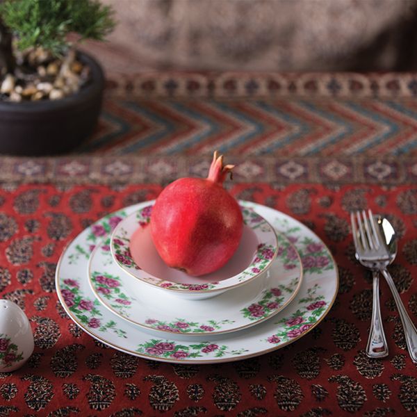 سرویس غذاخوری 102 پارچه چینی زرین ایران سری ایتالیا اف مدل Bidgol درجه عالی