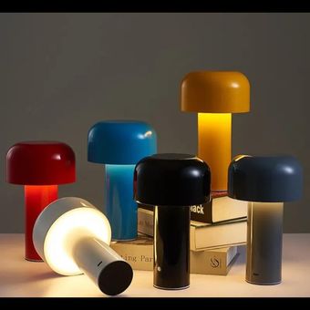 چراغ رومیزی رنگی طرح قارچ