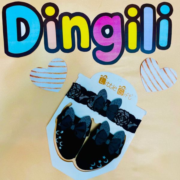 ست هدبند و جوراب طرح گوش خرگوشی