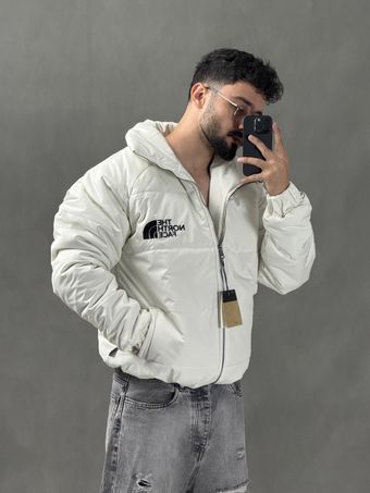 کاپشن نورث فیس سفید