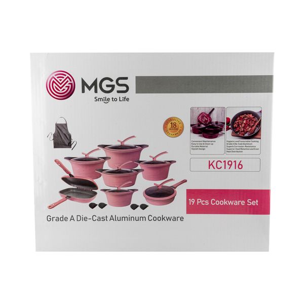 سرویس پخت و پز 19 پارچه ام جی اس مدل کره ای C