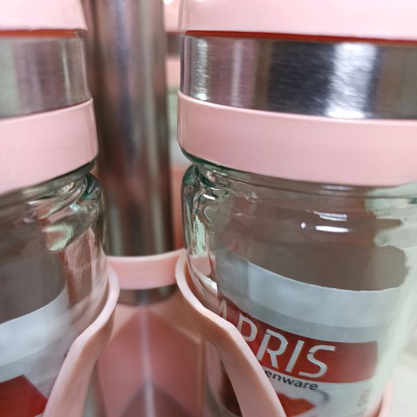 ست جا ادویه 7 پارچه کاپریس مدل فلورا کد G2