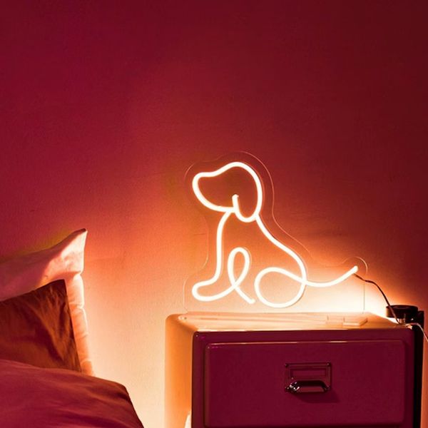 تابلو نئون مدل فلکسی طرح سگ کد G2