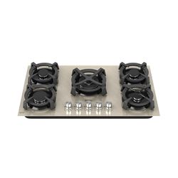 اجاق گاز  شیشه ای ساباف 5 شعله داتیس مدل DG567 Beige