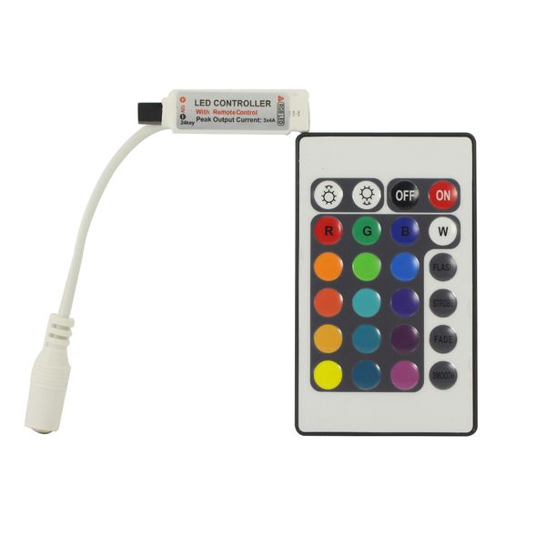 ریموت کنترل روشنایی مانی نور لامپ خمین مدل RGB