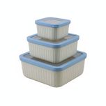 ظرف نگهدارنده کاپریس مدل مربع طرح پرایم مجموعه سه عددی