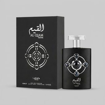 ادوپرفیوم لطافه مدل Al Qiam Silver با رایحه خنک حجم 100 میلی‌لیتر
