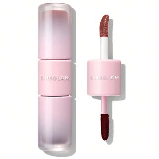 رژ لب مایع و تینت لب شیگلم مدل Line To Shine Peel-Off Lip Stain & Gloss Duo Fig Cookie شماره 515 حجم 2 میلی لیتر
