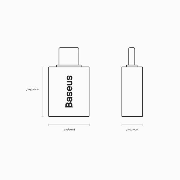 مبدل USB-C به USB 3.1 باسئوس