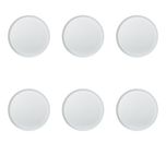 بشقاب زی مدل فرم اس سایز 12 سفید درجه عالی بسته شش عددی