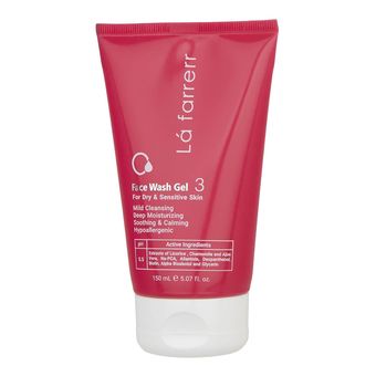 ژل شست‌وشوی صورت لافارر مدل 03 مناسب پوست‌های خشک و حساس حجم 150 میلی‌لیتر