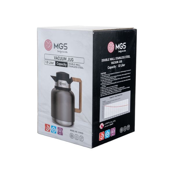 فلاسک ام جی اس مدل VJ1012S گنجایش 1 لیتر