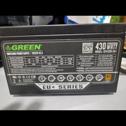منبع تغذیه (پاور) گرین مدل GREEN GP430A-EU Plus توان 430 وات سری EU Plus