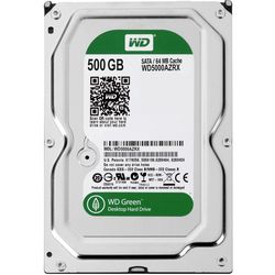 هارد اینترنال وسترن دیجیتال مدل Western Digital WD5000AZRX Green ظرفیت 500 گیگابایت