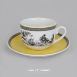 سرویس چینی 102 پارچه غذا خوری چینی زرین ایران سری ایتالیا اف مدل ویلیج درجه یک