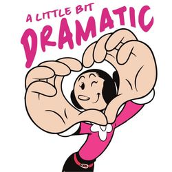 برچسب DTF استیکر حرارتی لباس مدل DRAMATIC