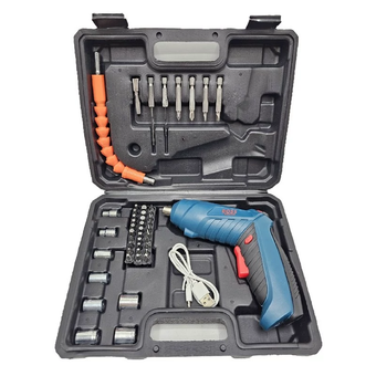 دریل شارژی (Cordless Drill & 47-Piece Screwdriver Set)