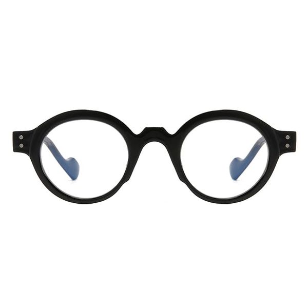 فریم عینک طبی گرد مدل SZ2003 Obsidian مناسب برای صورت گرد و بیضی