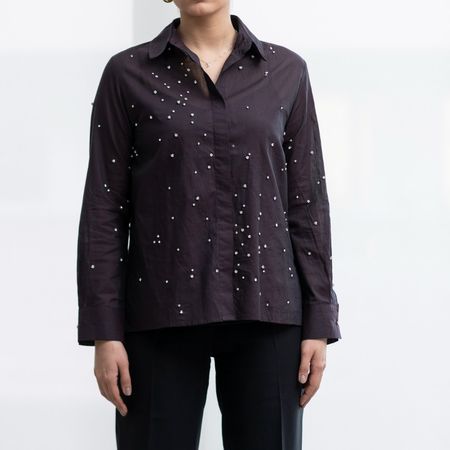 شومیز رکسان با سنگ دوزی