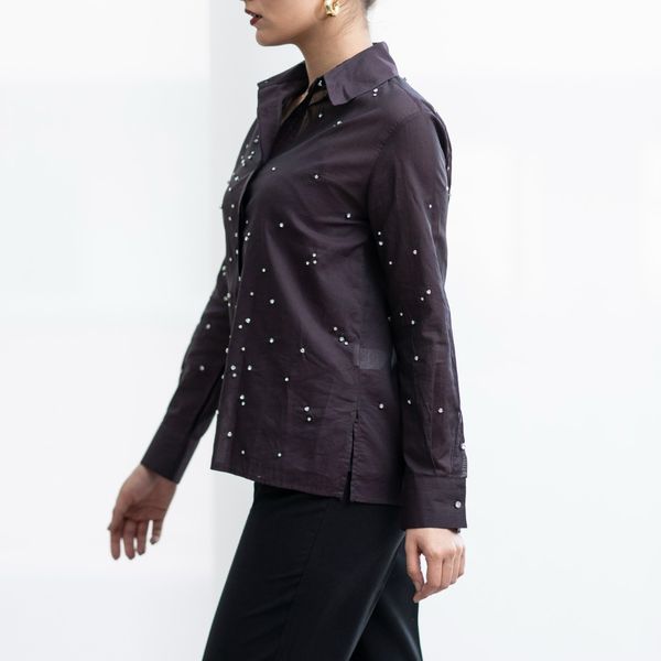 شومیز رکسان با سنگ دوزی