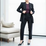 کت کتان اورسایز مشکی